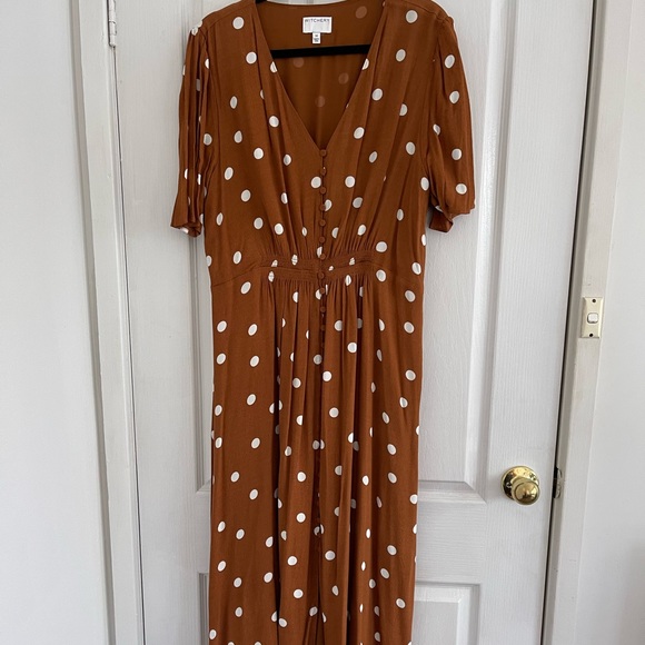 Witchery Spot Button Dress - Picture 4 of 7